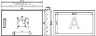 IP65 17,3 pollici Industrial Touch Screen Monitor / Industrial Touch Screen Display