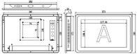 Monitor LCD a touchscreen industriale capacitivo da 10,1 pollici DC12V
