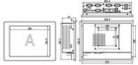 8&quot; Industrial Touch Panel PC Panel Dual Network 4 Series 4USB CE FCC approvato