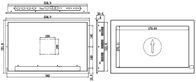 21.5 pollici Industrial Touch Panel PC IP65 Acque resistenti