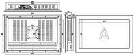 23.6 pollici touch screen PC industriale IP65 I3 I5 I7 U serie CPU Motherboard