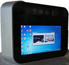Riconoscimento facciale 5 pollici touch screen monitor Protezione IP65 alimentazione DC 12V