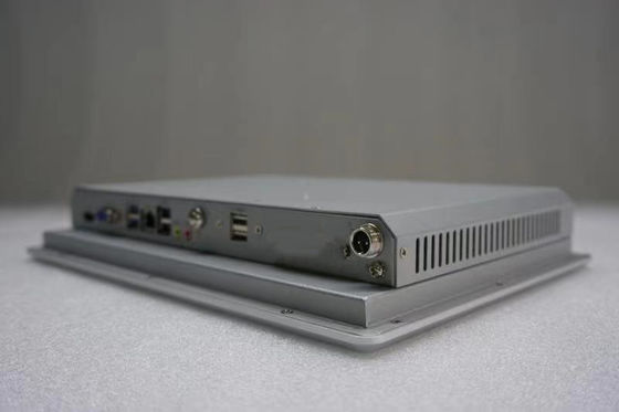 12V alimentazione a corrente continua Industrial Touch Panel PC 400cd/m2 Intel Atom N270 processore