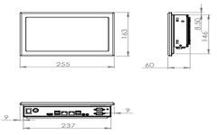 10.1&quot; Pannello industriale a contatto capacitivo PC Wi-Fi/Bluetooth scalabile, modulo di comunicazione 3G/4G
