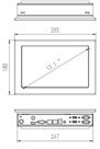10.1&quot; Resistive Touch Industrial Panel PC Modulo di comunicazione Wi-Fi/Bluetooth/4G scalabile