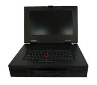 Fanless Industrial Rugged Notebook Dustproof Portable 15.6&quot; doppia porta Gigabit Ethernet, doppia porta display, più US
