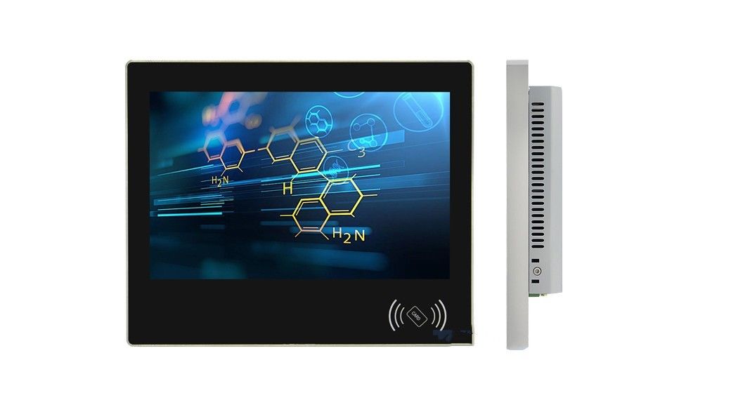 18.5 pollici 1000:1 Fanless Industrial Panel PC Scalabile Wi-Fi / Bluetooth / 4G